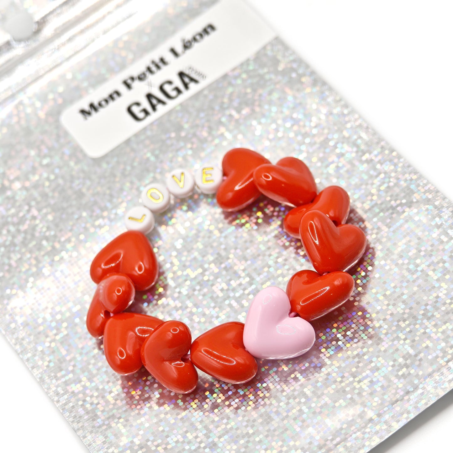 Bracelet GAGA - Maxi Rouge & Maxi Rose