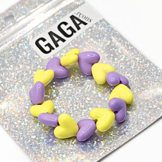 Bracelet GAGA - Maxi Violet & Jaune pep’s (enfant)