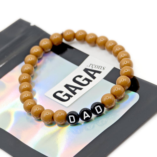 Bracelet GAGA - Marron Cognac & Noir