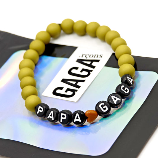 Bracelet GAGA - Vert canopée, noir & Mini 🤎