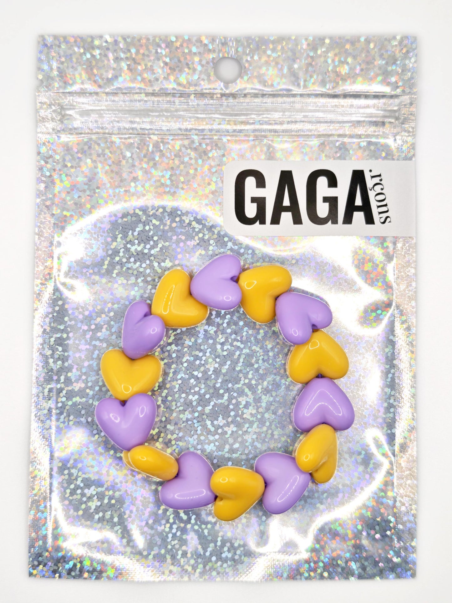 Bracelet GAGA - Maxi Violet & Ocre