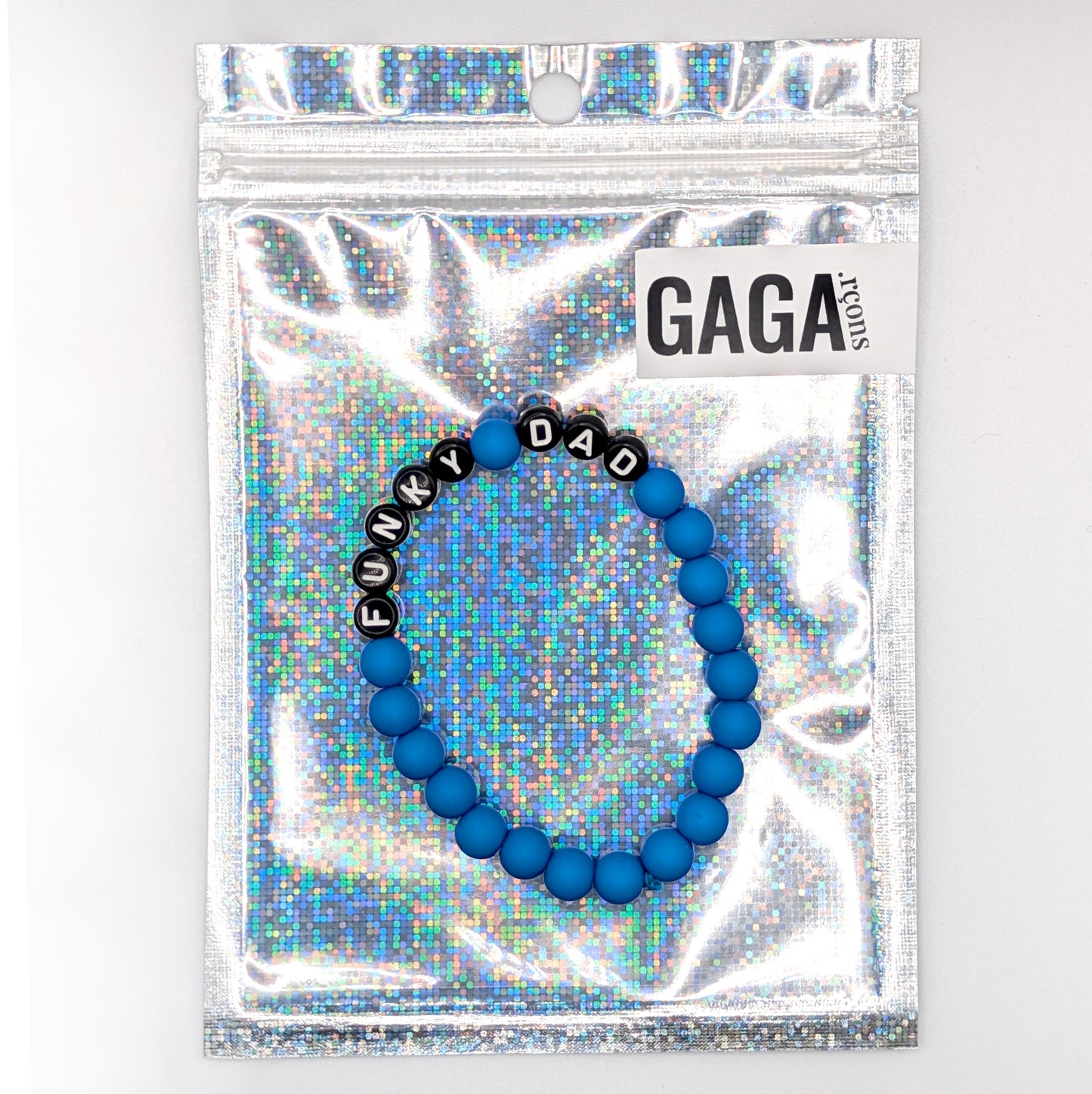 Bracelet GAGA - Bleu royal mat & Noir