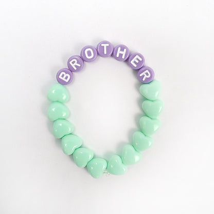 Bracelet GAGA - Menthe pastel & Violet