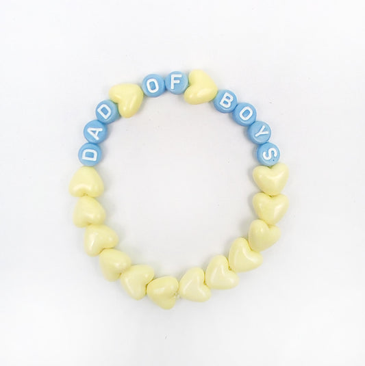 Bracelet GAGA - Citron & Bleu pastel