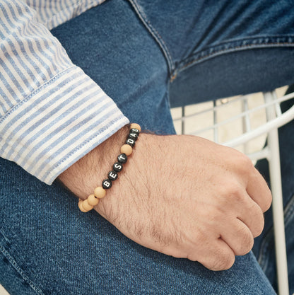 Bracelet GAGA - Camel mat & Noir