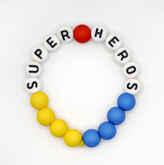 Bracelet GAGA Bicolor - Jaune, Bleu & Rouge