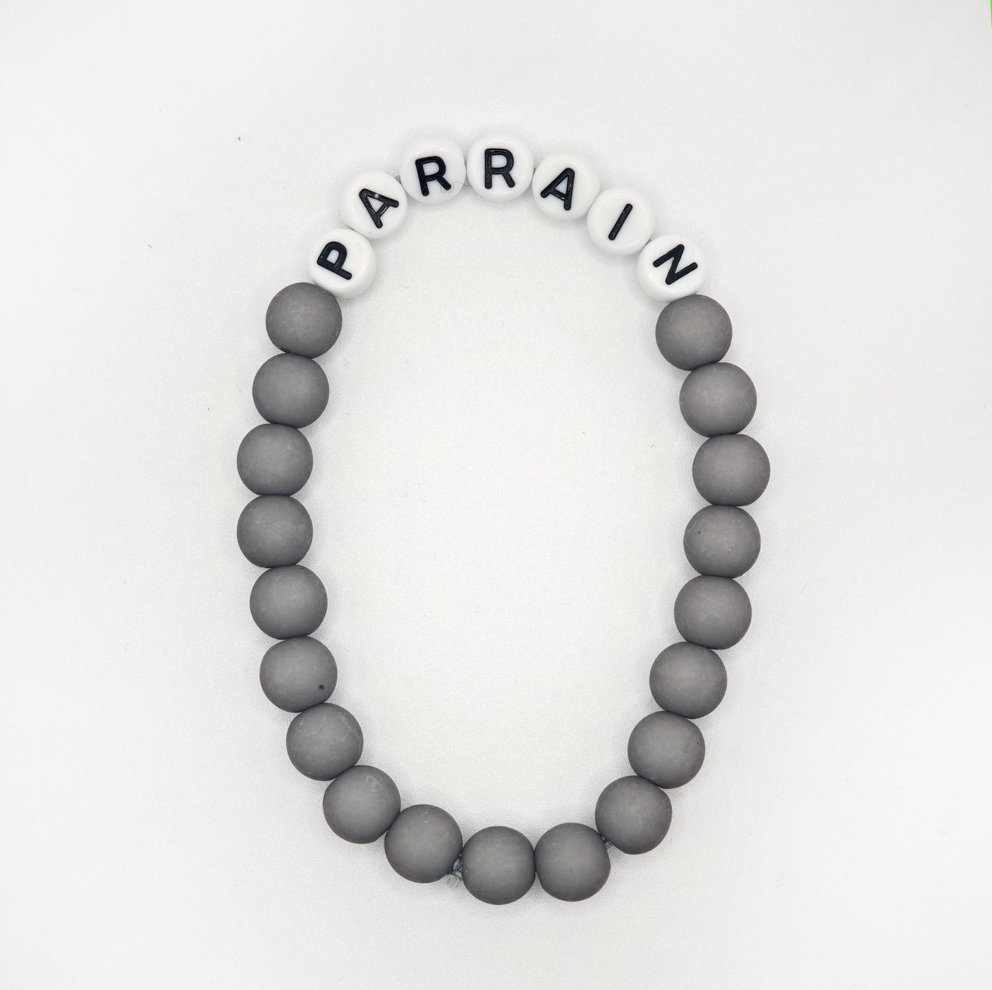 Bracelet GAGA - Gris anthracite mat & Noir