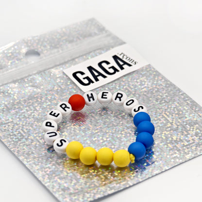 Bracelet GAGA Bicolor - Jaune, Bleu & Rouge