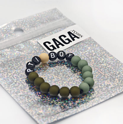 Bracelet GAGA Bicolor - Kaki & Matcha