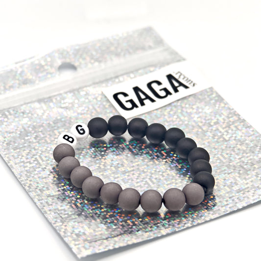 Bracelet GAGA Bicolor - Gris & Noir