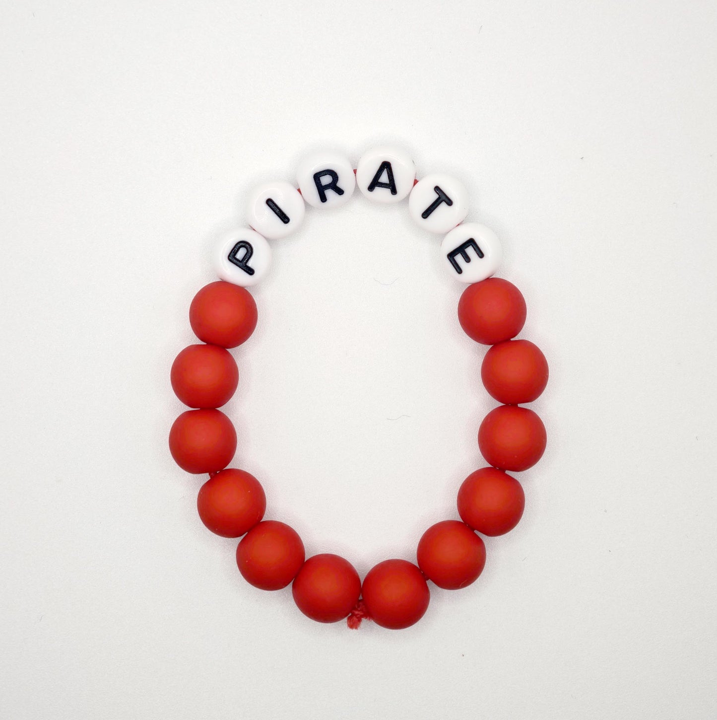 Bracelet GAGA - Rouge mat & Blanc