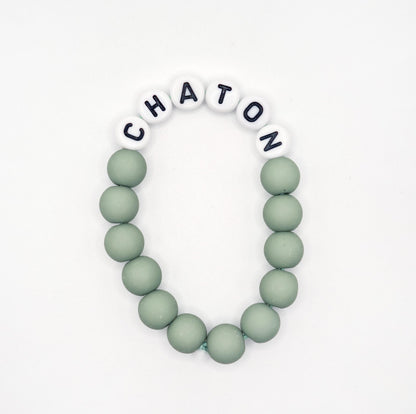 Bracelet GAGA - Matcha & Blanc
