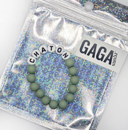 Bracelet GAGA - Matcha & Blanc