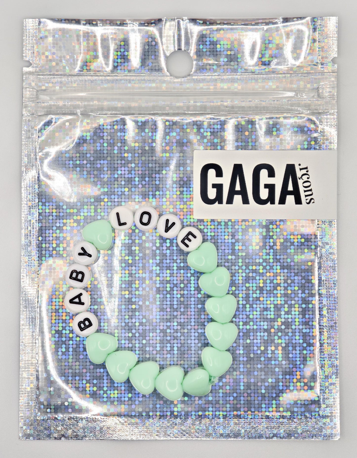 Bracelet GAGA - Menthe & Blanc