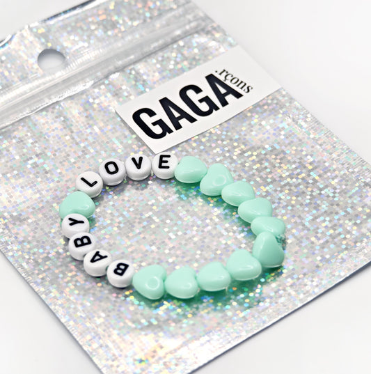 Bracelet GAGA - Menthe & Blanc