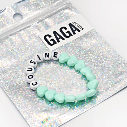 Duo de Bracelets - Menthe & Blanc (2 modèles enfants)