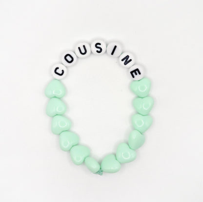 Bracelet GAGA - Menthe & Blanc