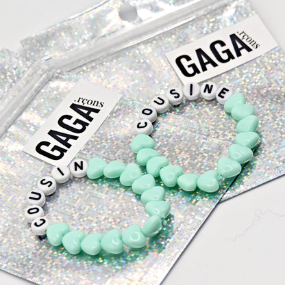 Duo de Bracelets - Menthe & Blanc (2 modèles enfants)