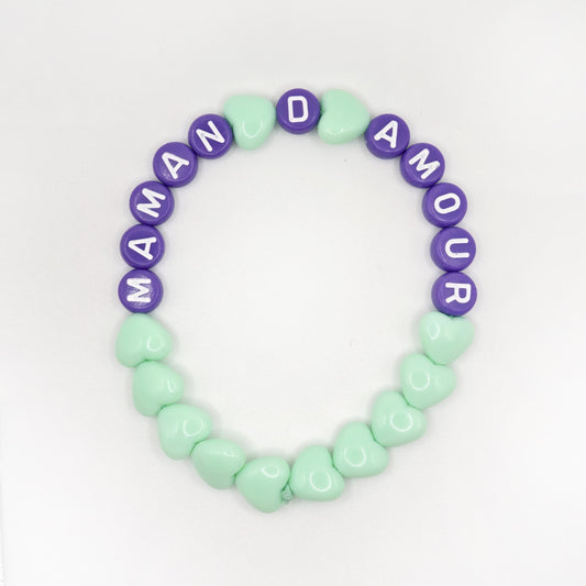 Bracelet GAGA - Menthe & Violet