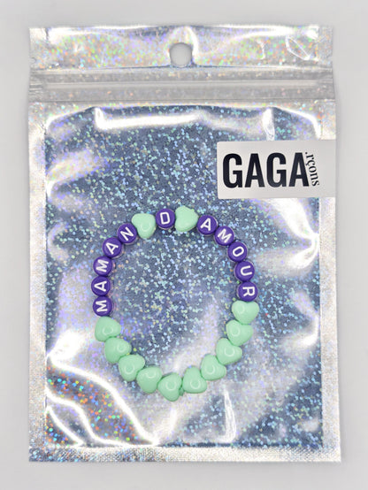 Bracelet GAGA - Menthe & Violet