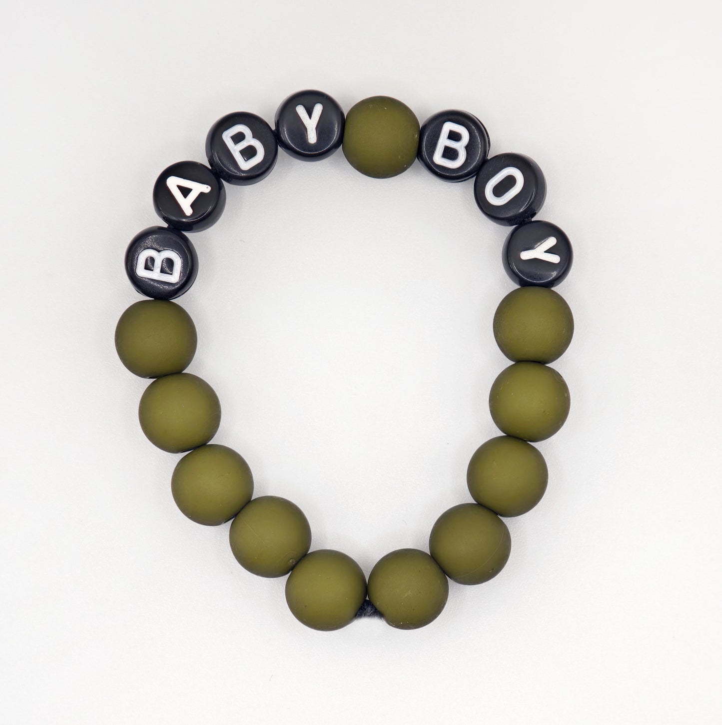 Bracelet GAGA - Kaki mat & Noir (Enfant)