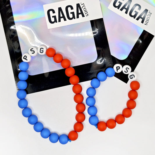 Duo de Bracelets - Bleu & Rouge (1 adulte + 1 enfant)