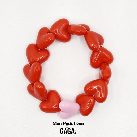 Mon Petit Léon X GAGArçons - Rouge & Rose
