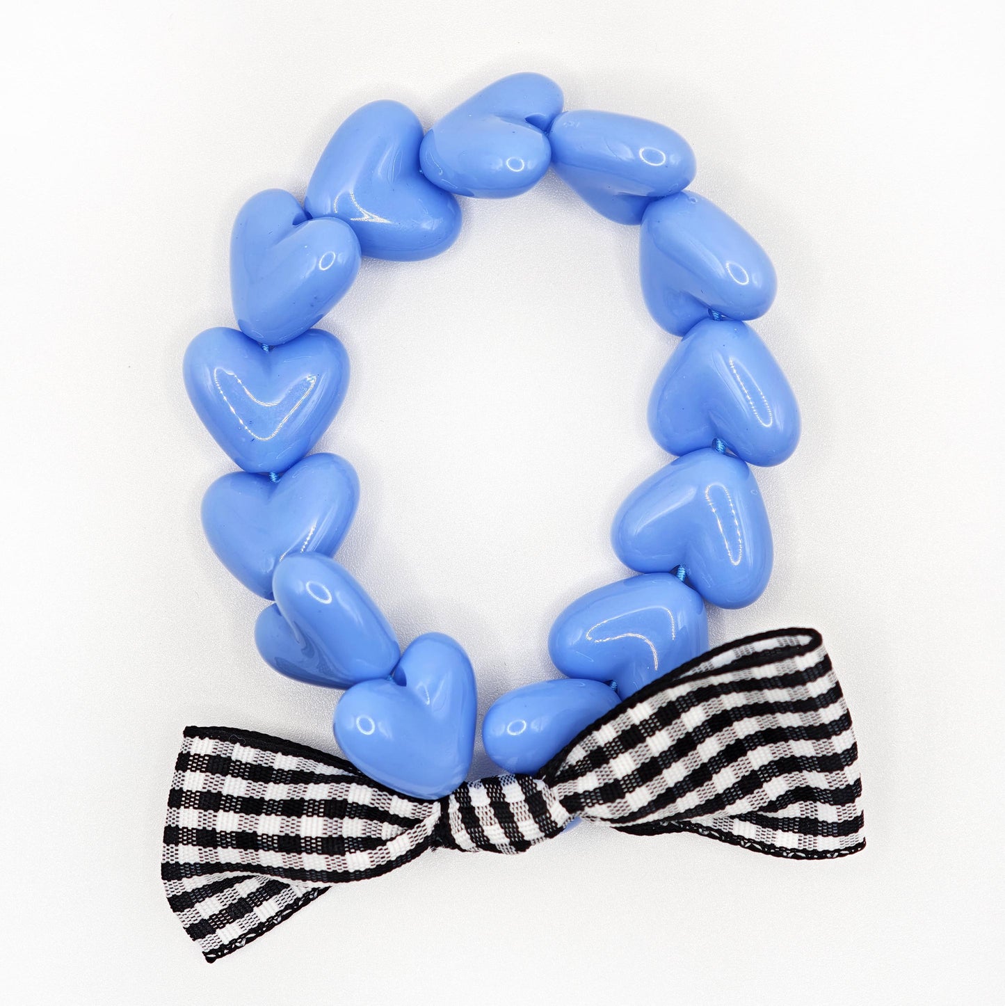 Bracelet GAGA - Only Bleu & Maxi Noeud Vichy