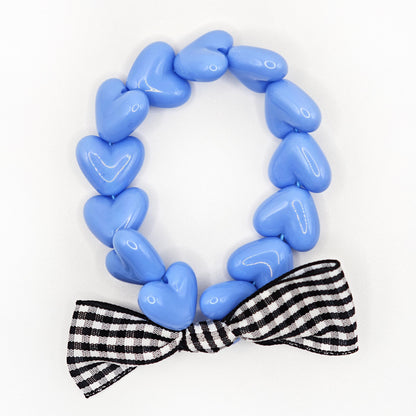 Bracelet GAGA - Only Bleu & Maxi Noeud Vichy