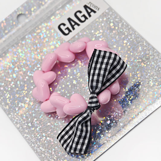Bracelet GAGA - Only Rose & Maxi Noeud Vichy