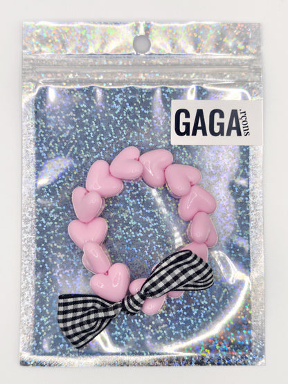 Bracelet GAGA - Only Rose & Maxi Noeud Vichy