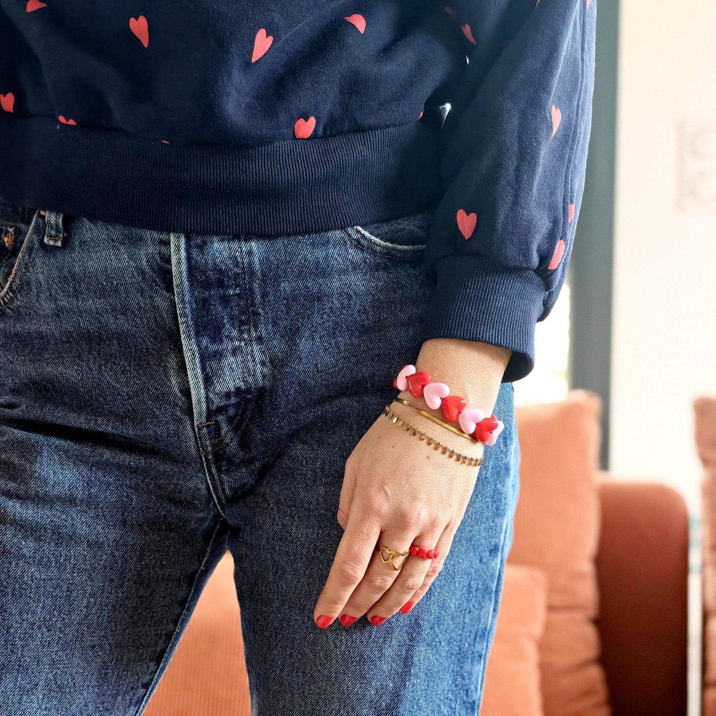 Bague GAGA - Rouge Amour ❤️