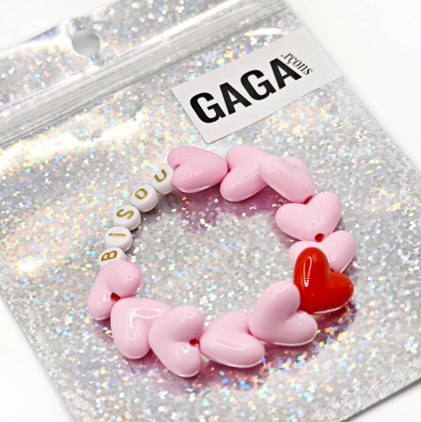 Bracelet GAGA - Maxi Rose & Maxi Rouge