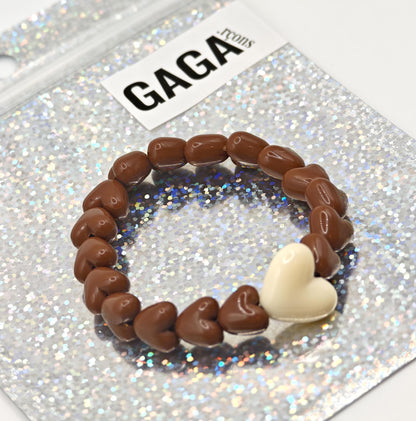 Bracelet GAGA - Only Marron & Beige