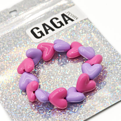 Bracelet GAGA - Maxi Fuchsia & Violet (enfant)