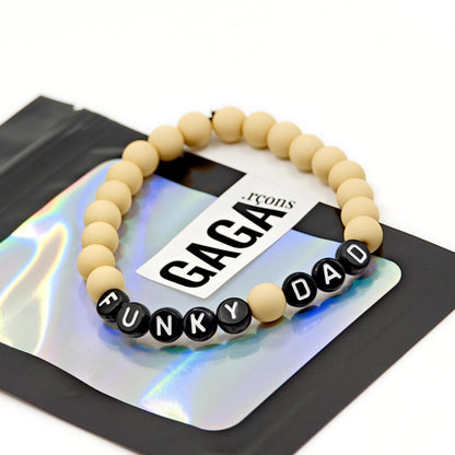 Bracelet GAGA - Camel mat & Noir