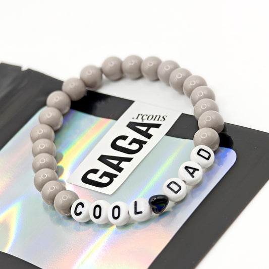 Bracelet GAGA - Gris, blanc & Mini 🖤