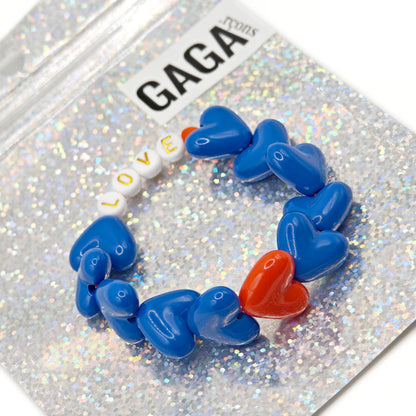 Bracelet GAGA - Maxi Bleu pop & Maxi Rouge ❤️