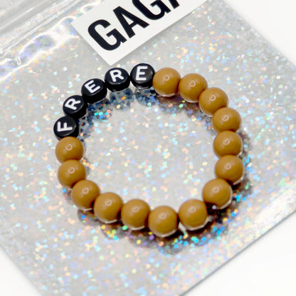 Bracelet GAGA - Marron choco 🤎 & Noir