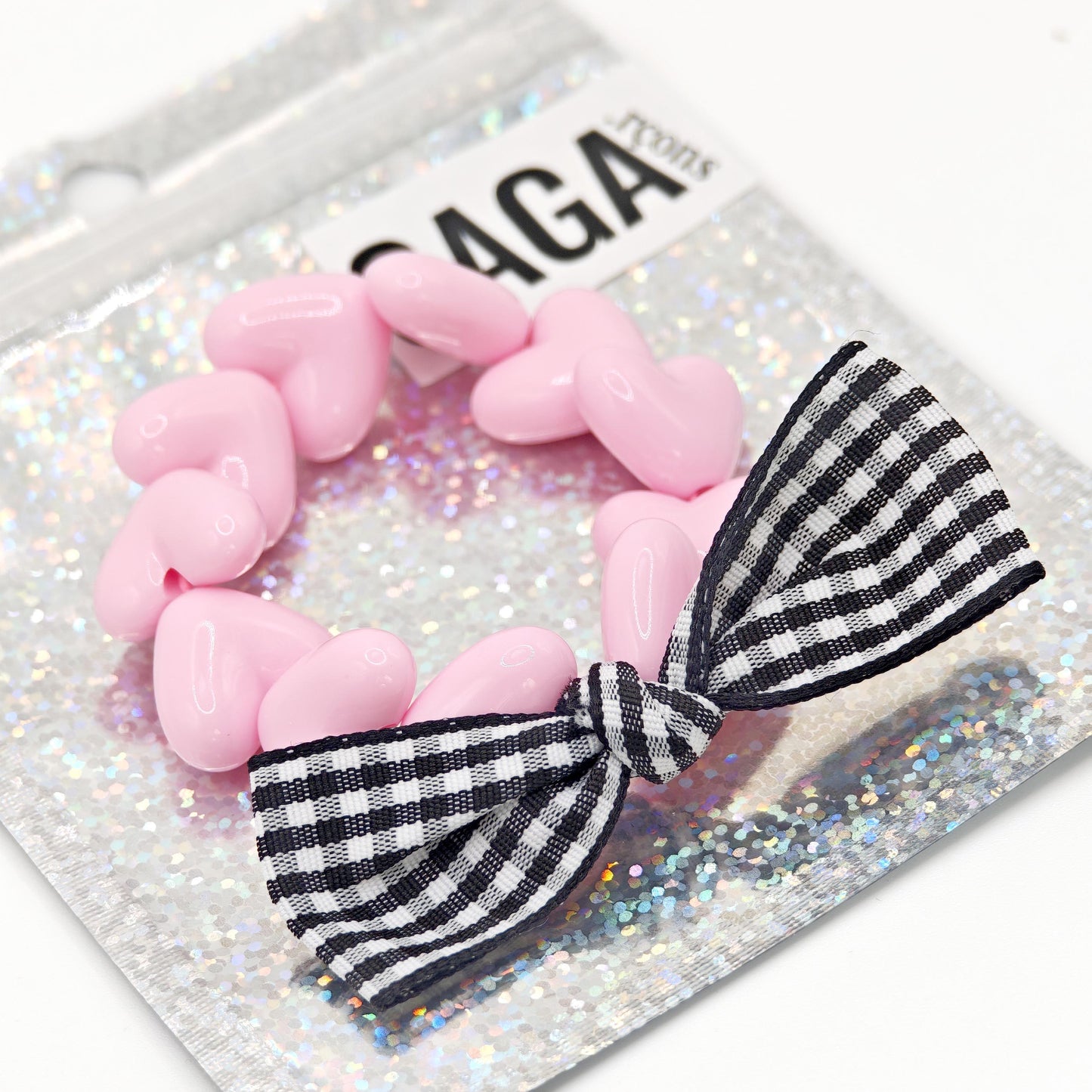 Bracelet GAGA - Only Rose & Noeud Vichy (enfant)