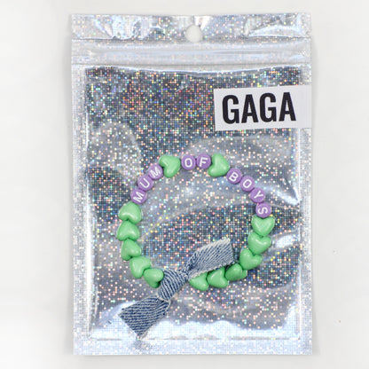 Bracelet GAGA - Vert pastel, Violet & Jean