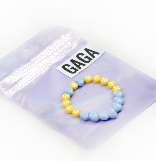 Bracelet GAGA - Bleu ciel & Citron