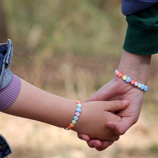 Bracelet GAGA - Bleu ciel & Multicolore