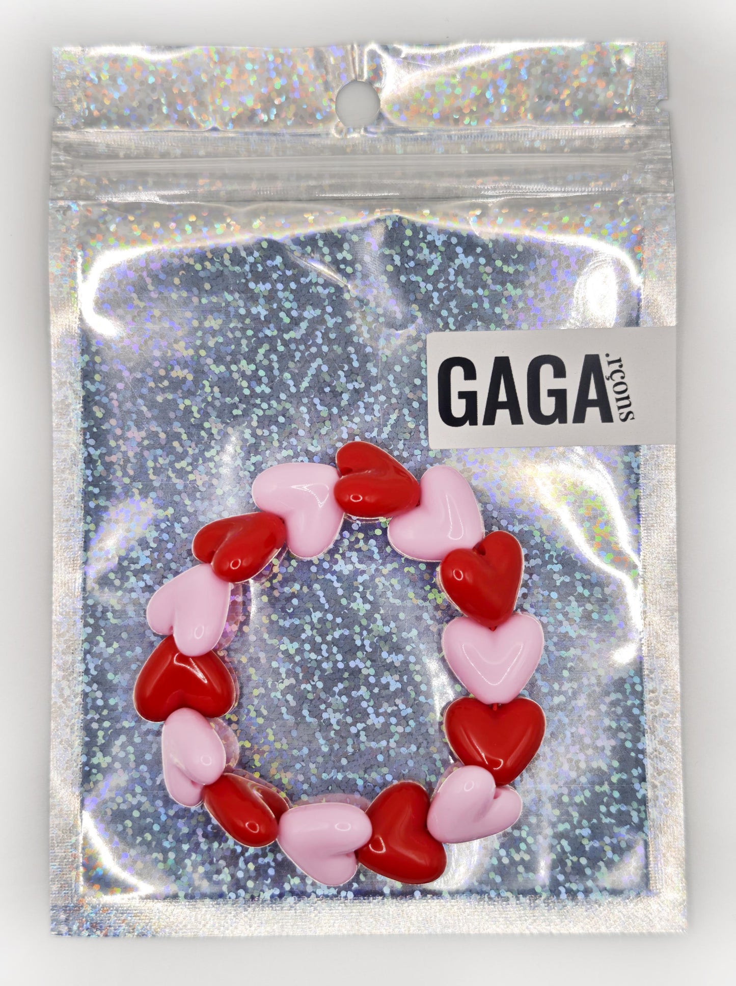 Bracelet GAGA - Rouge & Rose