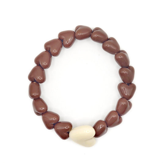 Bracelet GAGA - Only Marron & Beige