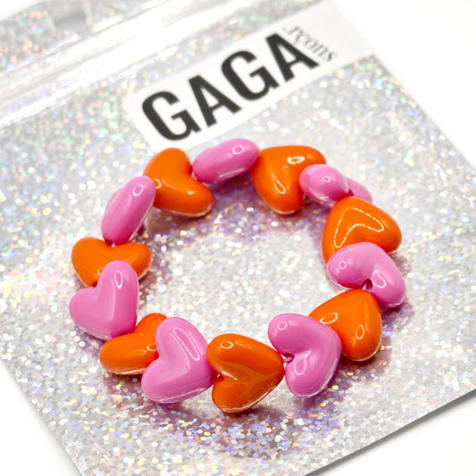 Bracelet GAGA - Maxi Fuchsia & Orange (enfant)