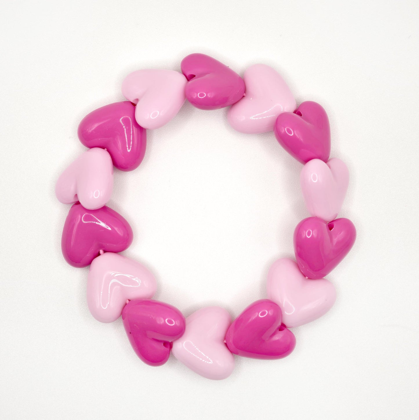 Bracelet GAGA - Maxi Fuchsia & Rose pastel (enfant)