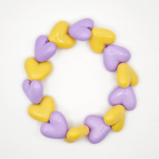 Bracelet GAGA - Maxi Violet & Ocre