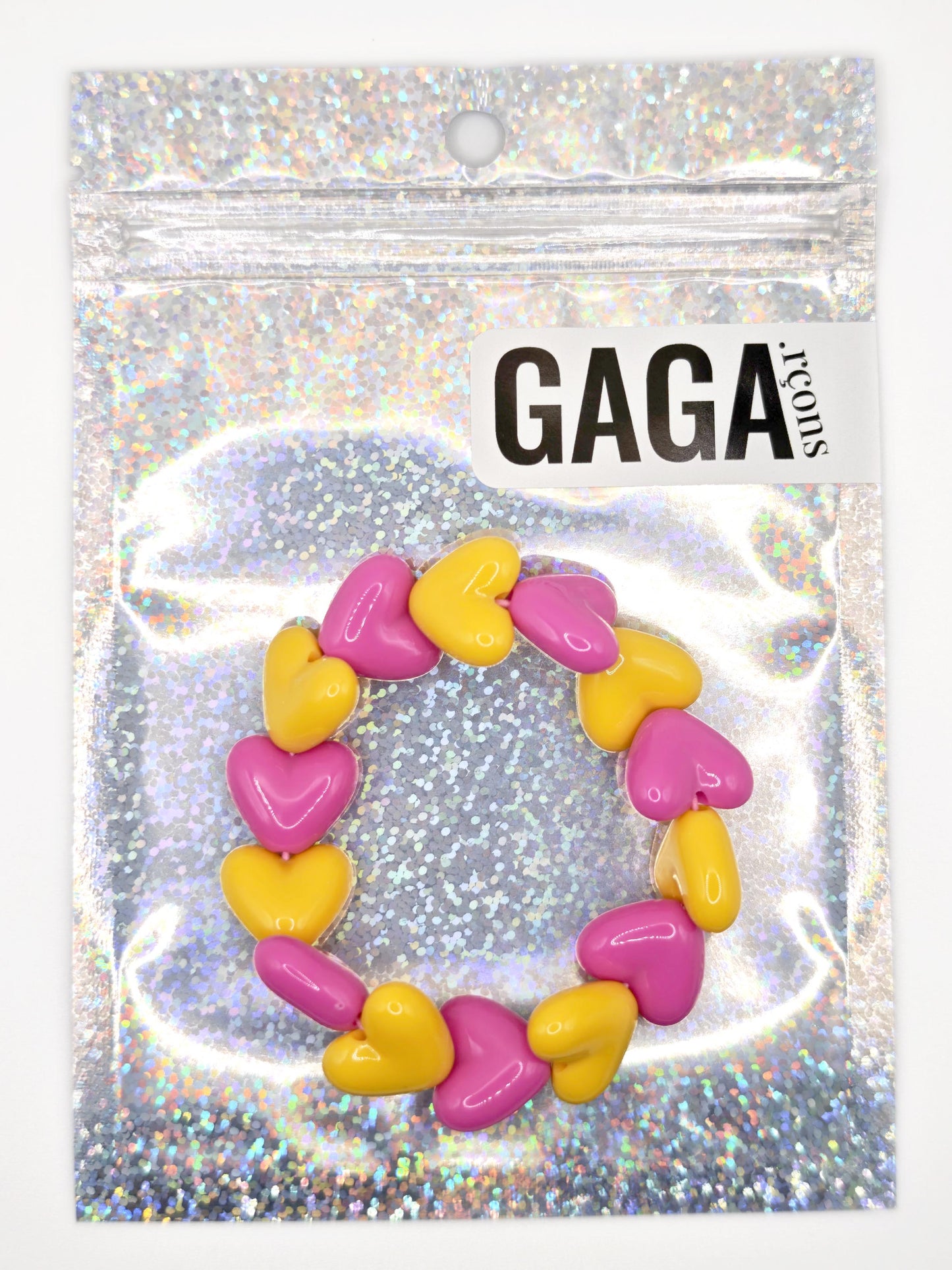 Bracelet GAGA - Maxi Fuchsia & Ocre (enfant)