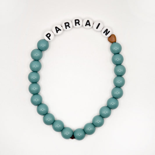 Bracelet GAGA - Bleu Lagon, blanc & Mini 🤎